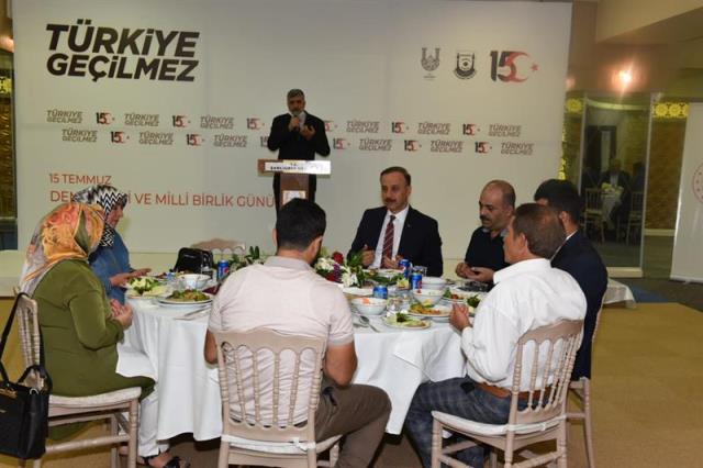 15 Temmuz Şehit ve Gazileri Onuruna Yemek Programı