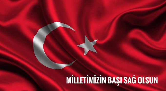 Aziz milletimizin başı sağ