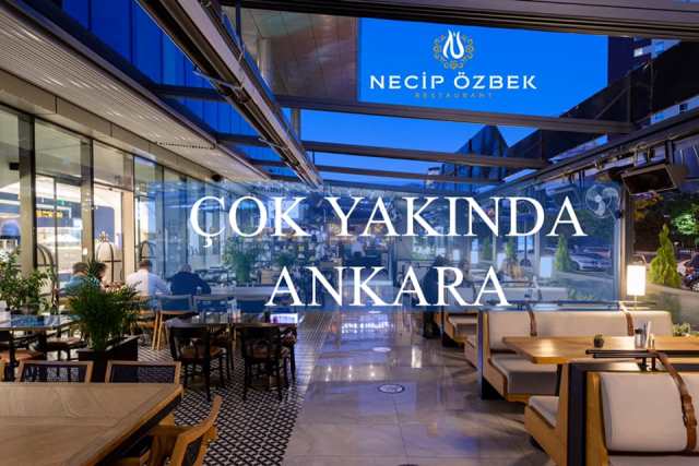 Necip Özbek Restaurant Ankarada Hizmete