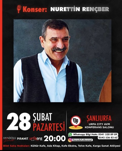 Nurettin Rençber Şanlıurfa’ya