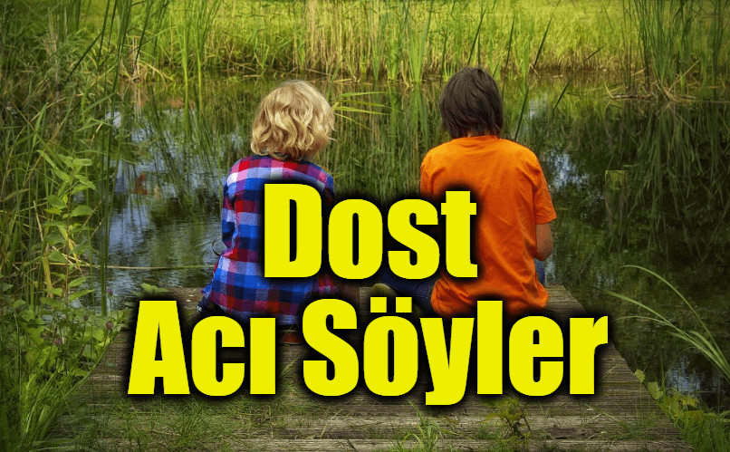 Dost acı söyler.Çünkü doğruyu söylediği için, doğru acı