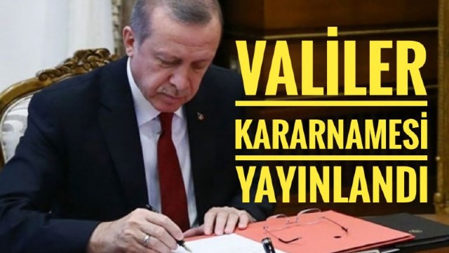 16 ilin valisi değişti