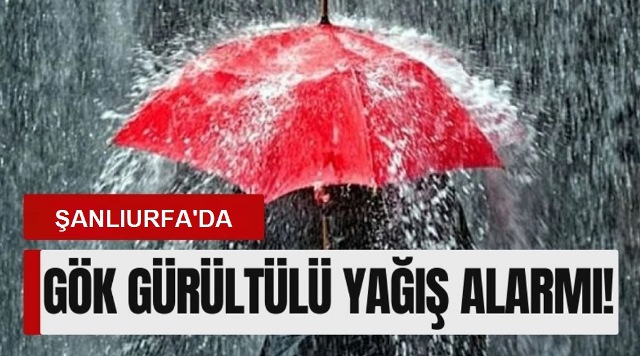 Valilik uyardı, Gök gürültülü sağanak yağış geliyor