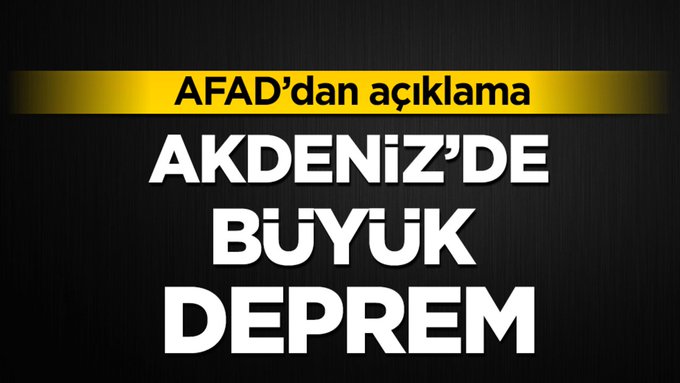 Akdenizde büyük